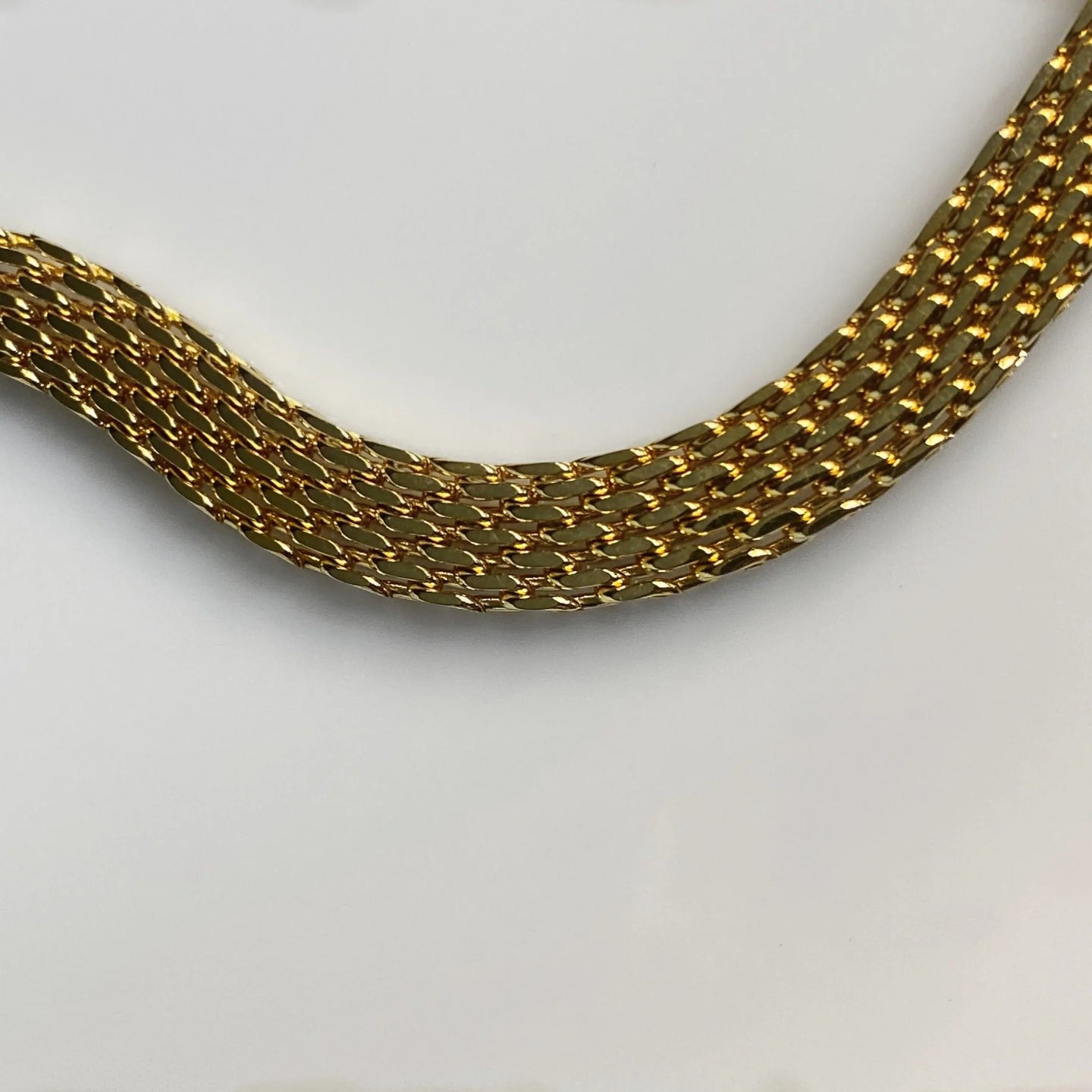 18k gold chain bracelet